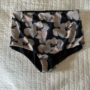 Of One Sea High Waisted size M full coverage Bottoms Palm Print